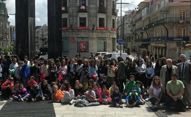 Alumnos de gallego de El Bierzo y de Sanabria, visitaron Galicia antes de la pandemia
